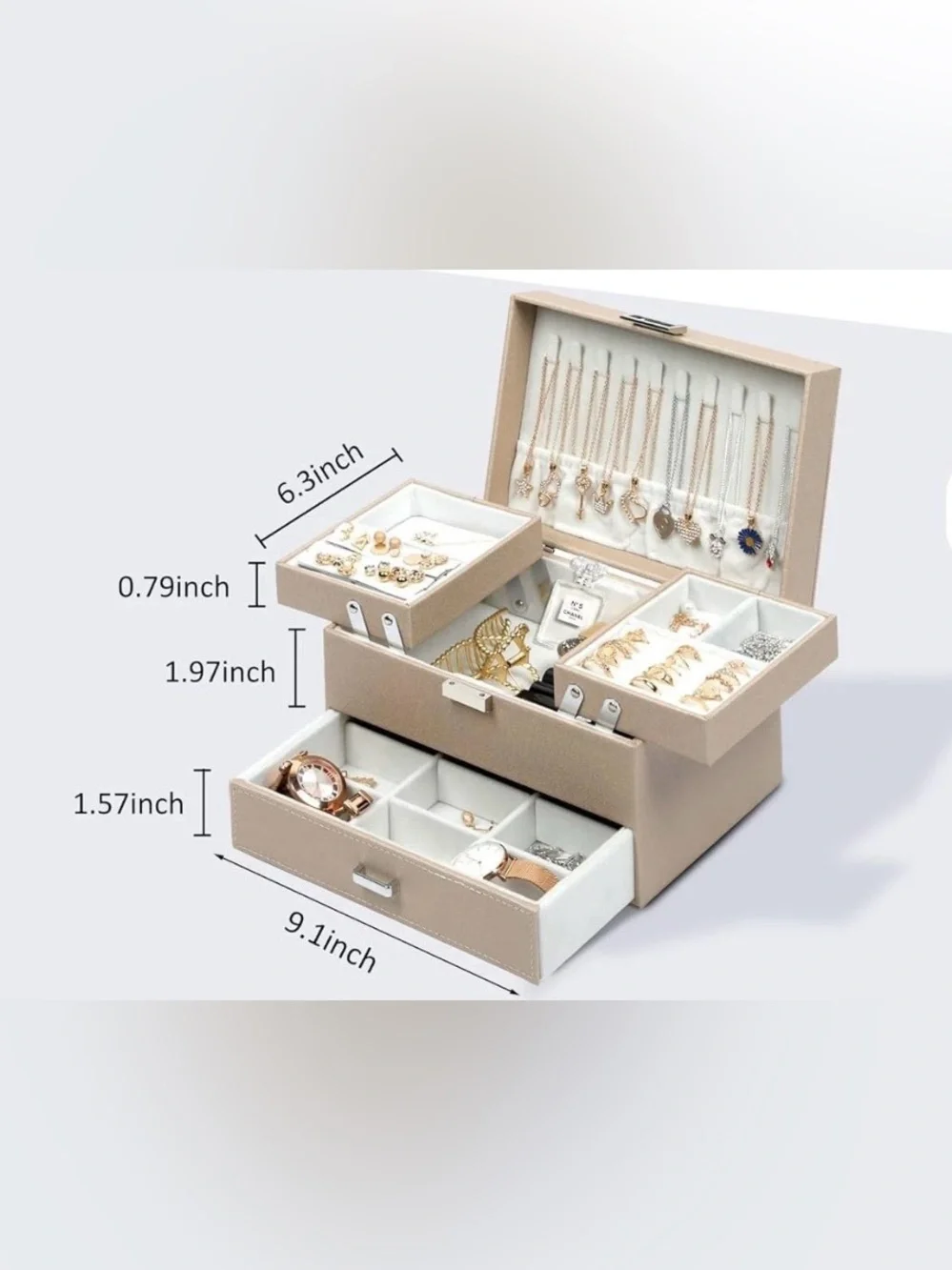 Dajasan Jewelry Organizer Box